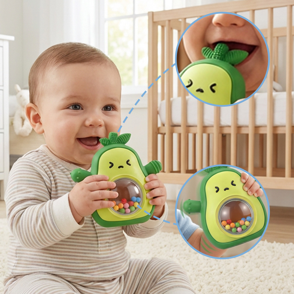 Baby Food Avocado - Anneau de dentition pour bébé en