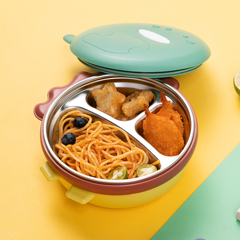 Baby Food Bowl - Plaque de séparation en acier inoxydable