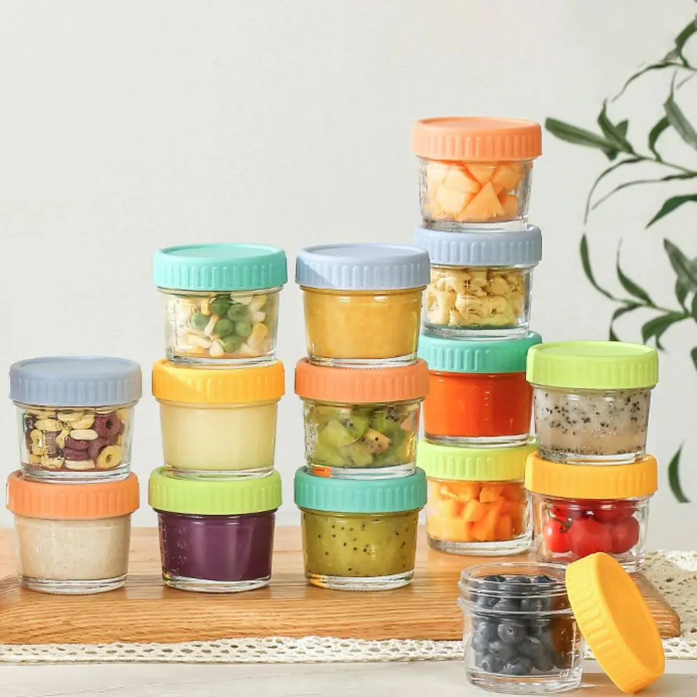6 pièces de pots en verre mult - Baby Food Glass Containers avis et prix