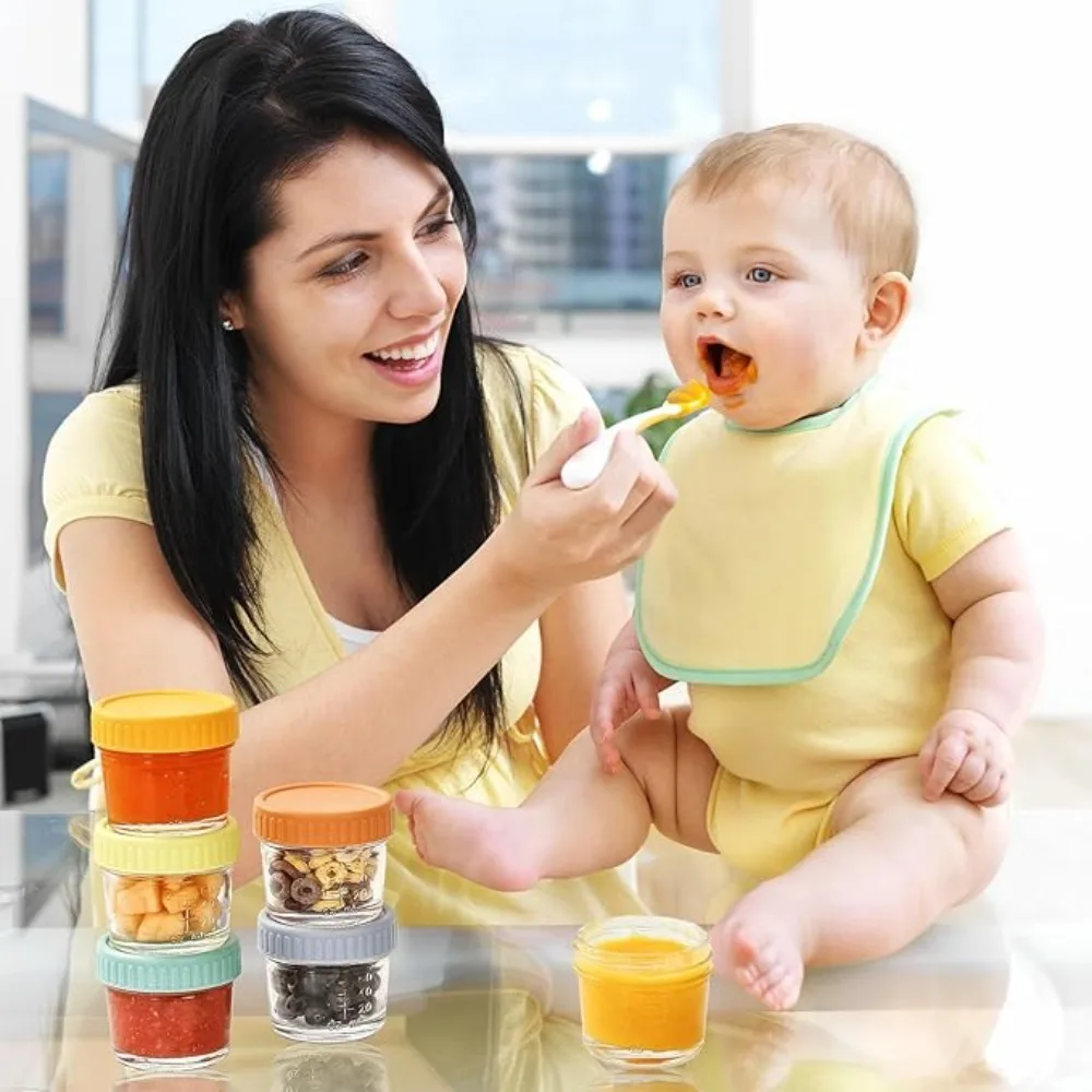 6 pièces de pots en verre mult - Baby Food Glass Containers avis et prix