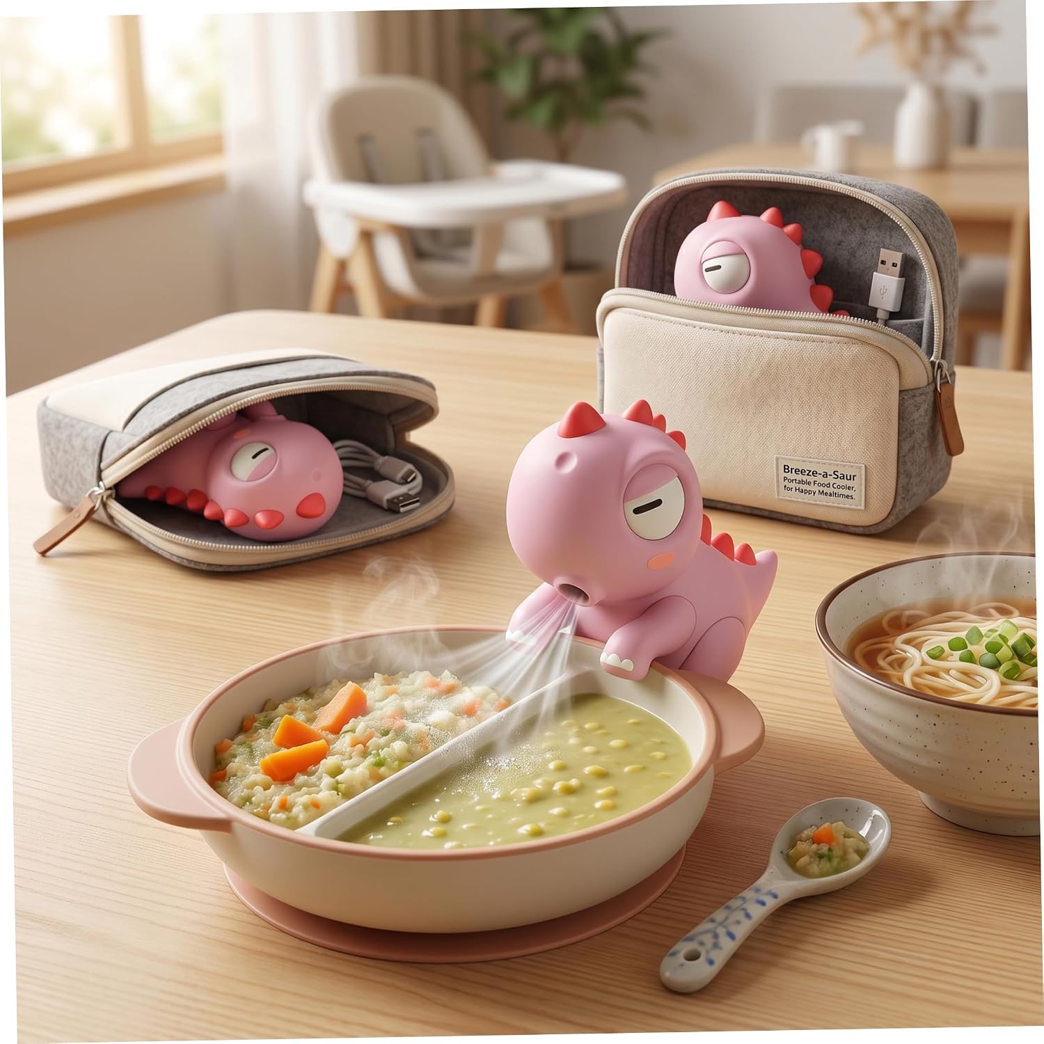 Mini-ventilateur éléphant mign - Baby Food Bowl avis et prix