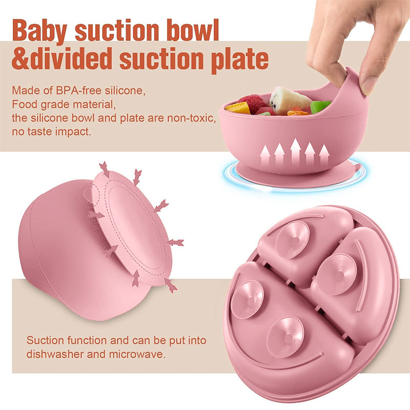 Ensemble de vaisselle en silic - Baby Food Bowl avis et prix