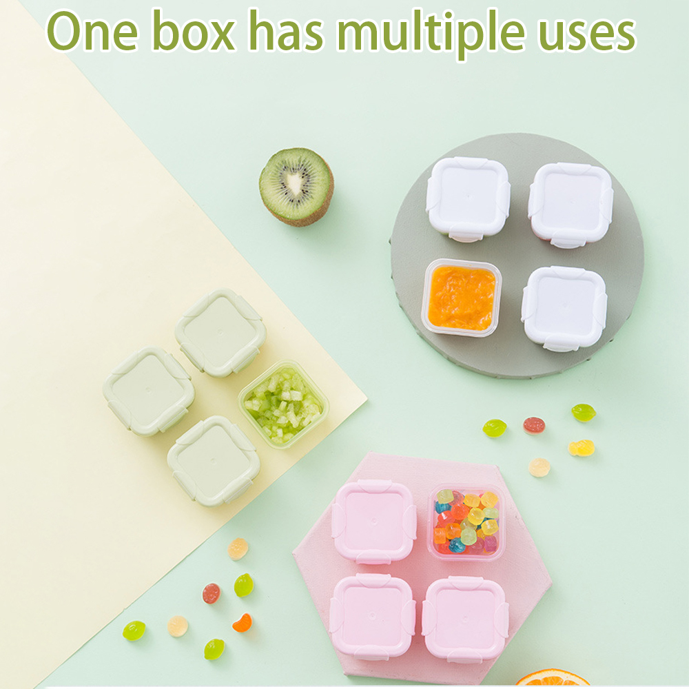 Lot de 4 mini-récipients de co - Baby Food Bowl avis et prix